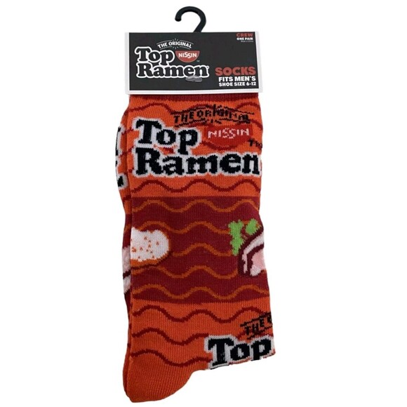Novelty Funny Crew Socks: Pez, Sour Patch Kids Top Ramen Swedish Fish Brand - Picture 8 of 13